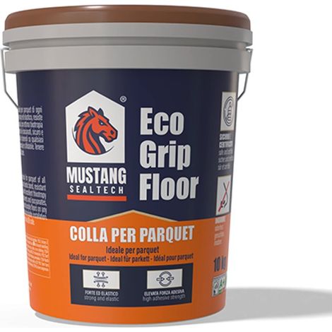ADESIVO PER PARQUET "ECO GRIP FLOOR" 10KG MUSTANG