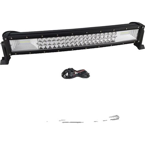 Barre lumineuse LED, design incurvé, plusieurs options de longueur