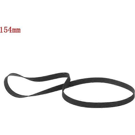 Courroie caoutchouc haute qualité pour platine vinyle, lecteur CD/DVD - 15,4 cm pliée - Remplacement durable (1/4)