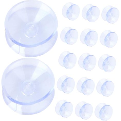 ventouses transparentes double face pour verre