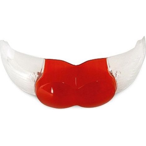 Cabochon clignotant blanc feu arrière rouge pour scooter MBK 50