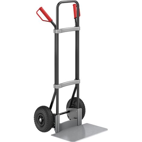 eurokraft pro, Diable, noir, l x p bavette 450 x 350 mm,