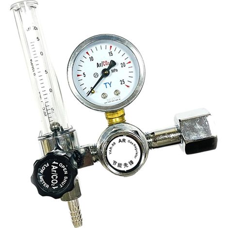 Jauge de CO2 Argon pour soudage TIG 0-25MPa Régulateur de pression (1/4)