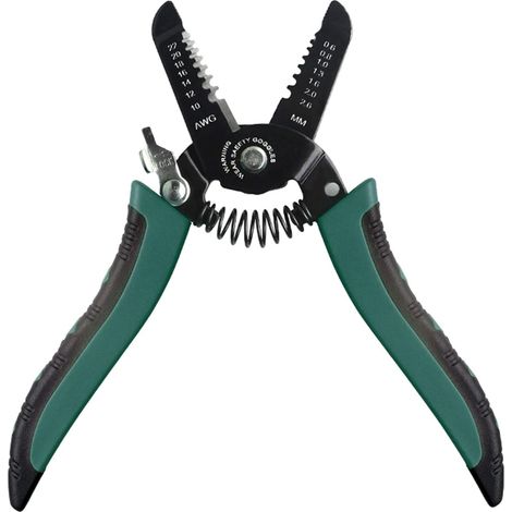 Pince à dénuder Pinces à découper en fil de strip-scanner Pinces multi-outils Tool de réparation Pinces Câble Fil Stripping Pince à sertir Combinaison d'outils(Groen) (1/5)