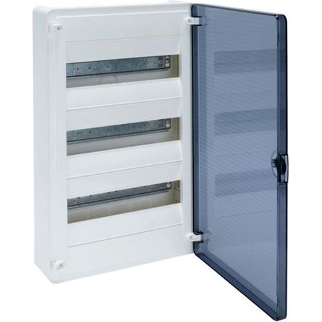 Coffret saillie 36 Module avec porte transparente HAGER VS312TR