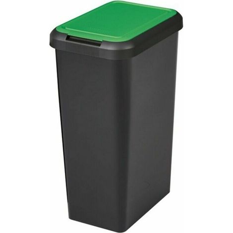 Tontarelli Poubelle Touch&Lift Unitaire 45 litres vert (1/4)