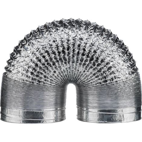 Tuyau d'évacuation en aluminium PVC Ø tuyau d'évacuation flexible pour sèche-linge de cuisine de salle de bain, densification d'épaississement à quatre couches 150x4m (1/5)