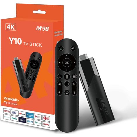 Clé TV Android 4K Ultra HD WiFi 6 pour Netflix, YouTube et Prime Video X (1/5)