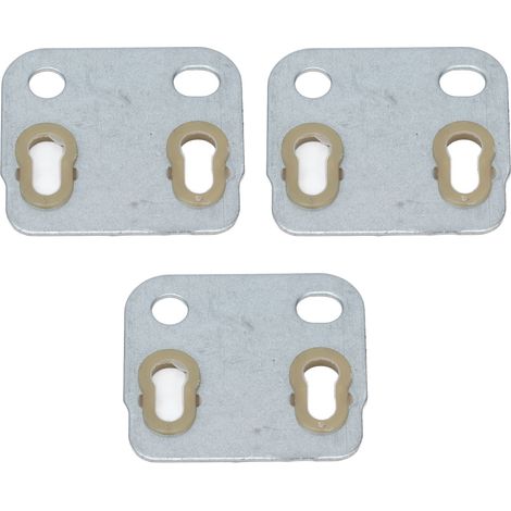 Lot de 10 plaques de guidage de tiges de poussée de soupapes en fer et plastique pour moteur diesel 154F (1/5)