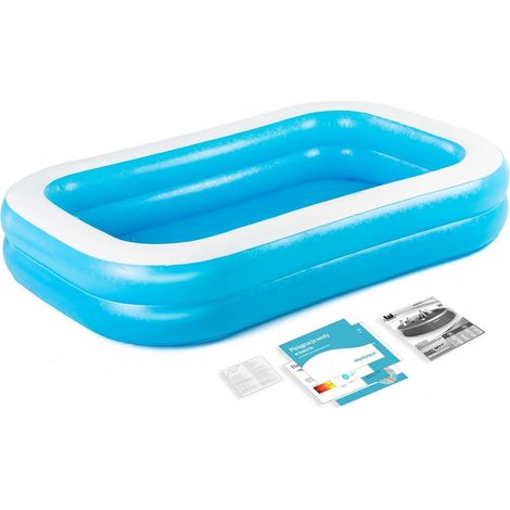 Aufblasbarer familienpool 262 x 175 x 51 cm bestway 54006