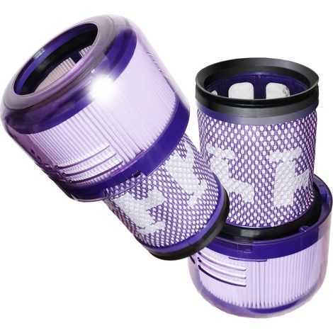 Allotech Pack De 2 Filtres de Remplacement pour Dyson V12 Detect Slim Aspirateur Remplace 971517-01 (1/5)