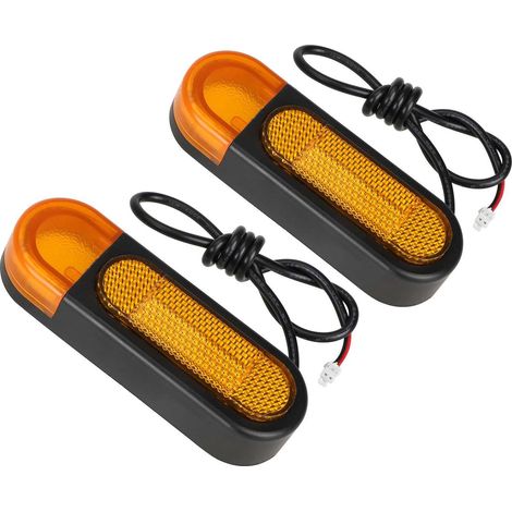 Clignotants arrière 12 V + feux arrière à LED réfléchissants (1 paire, gauche et droite) compatibles avec Smartgyro K2