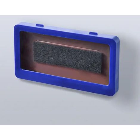Support de téléphone salle de bain étanche maison mur coque de téléphone support boîte auto-adhésif écran tactile coque de téléphone douche étanchéité stockage bleu (1/4)
