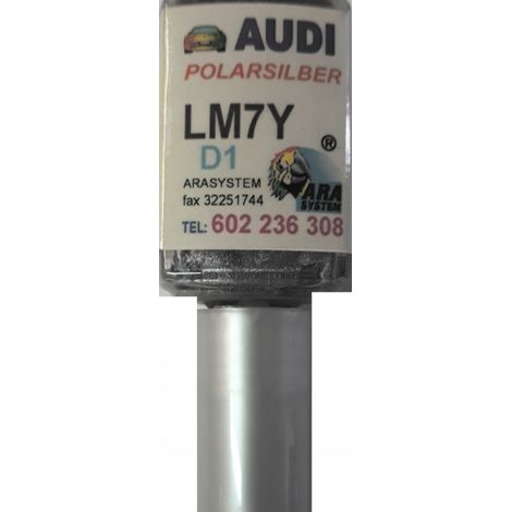 Reparación de arañazos en pintura para coches VW LM7Y D1 polarsilber, 10 ml arasystem (1/5)