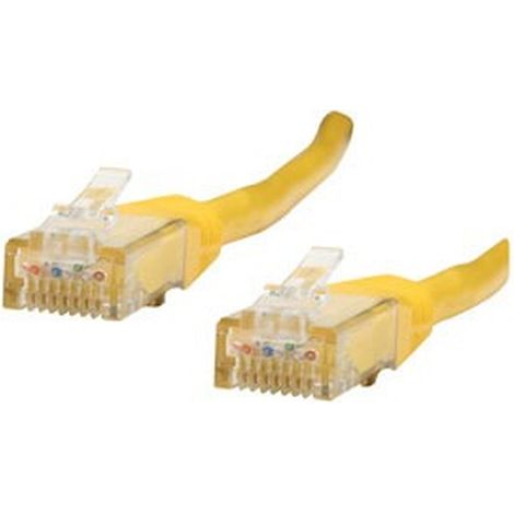 Câble RJ45 catégorie 6 U/UTP 1 m (Jaune)