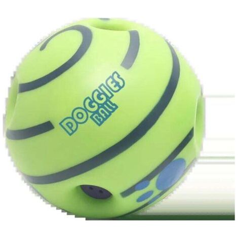 QORVA-Wobble Wag Giggle Ball, jouet interactif pour chien