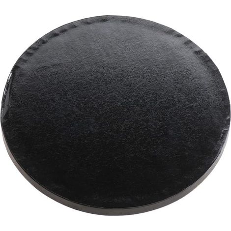Dekora - Vassoio Torta Rotondo in Cartone Nero - Diametro 25 cm (1/2)