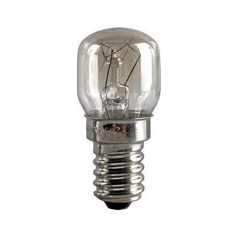 Lampesecoenergie – Ampoule à incandescence E14 FOUR 15W 220-240V – Résistante jusqu’à 300°C – Éclairage clair pour four