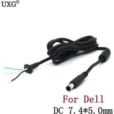 Câble de raccordement,Connecteur d'alimentation pour Samsung HP Dell Sony Toshiba Bali Acer Lenovo,chargeur Jack- 7.4x5.0mm[C]