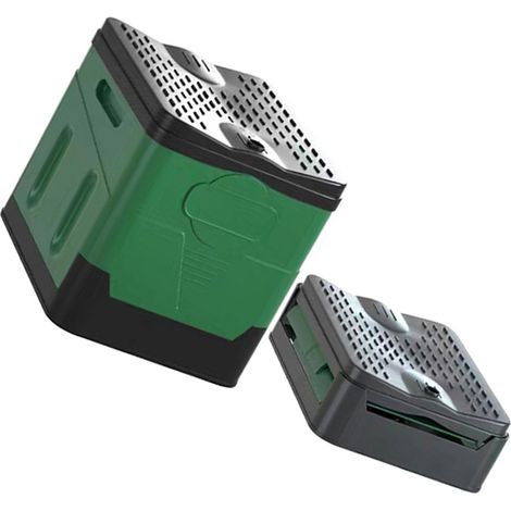 Toilettes portables pliables avec couvercle pour le camping, la randonnée et les voyages. Idéales pour le camping, la randonnée et les voyages. (1/3)