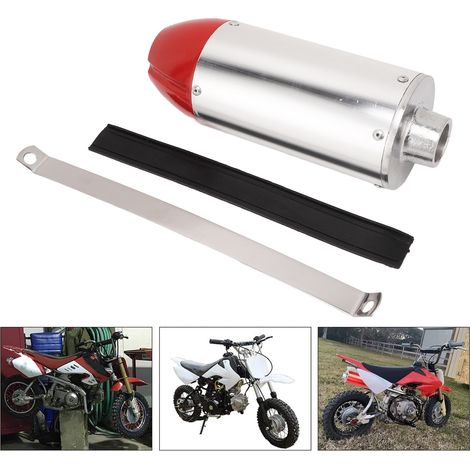 Silencieux d'échappement arrière de 28 mm en forme d'ogive, adapté aux Honda CRF50 et XR50 de 50 à 125 cm3. (1/5)