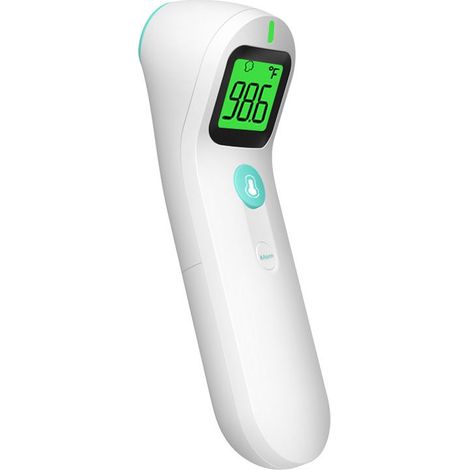 Thermomètre électronique, thermomètre frontal portable, thermomètre infrarouge intelligent pour bébé (1/4)