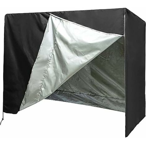 Housse de protection pour balancelle de jardin, 2/3 places, étanche, anti-poussière, anti-UV, indéchirable, pliable pour balancelle de jardin, terrasse, cour(220145170CM) (1/5)