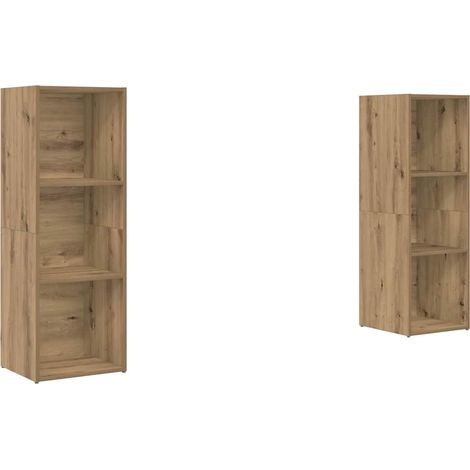 Maison Exclusive - Ensemble meuble TV 2 pcs Chêne artisanal 107 x 35 x 37 cm