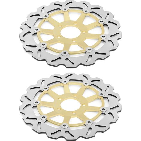Discos de freno delanteros, diseño ligero, rendimiento superior, ZX6R 95-02 B (1/2)