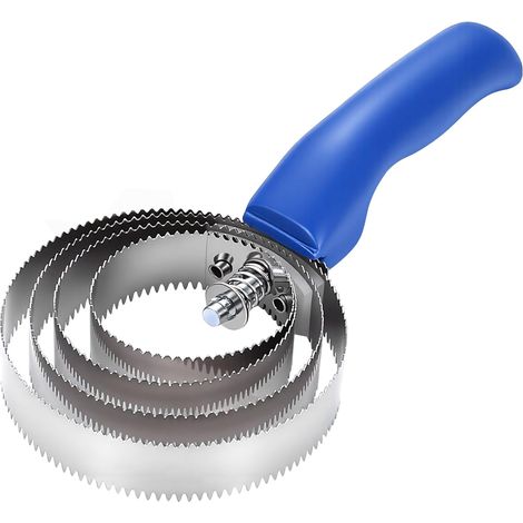 Brosse Mue Cheval Double Face, Brosse de Pansage pour Chevaux à 4 Anneaux, Brosse a Crins Cheval en Métal, Peigne de Pansage avec manche souple (1/5)
