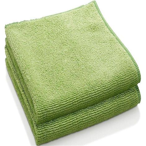 paños de microfibra (verdes), paños de limpieza versátiles y reutilizables para la cocina y exteriores. (1/5)