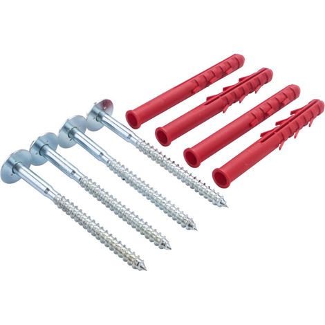 – Kit fixations chauffe-eau sur parpaing – L 140 mm – M10 – Fixation béton armé – Conforme normes françaises (1/3)