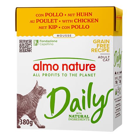 Gatto - Almo Nature Daily Mousse Pollo 380 gr