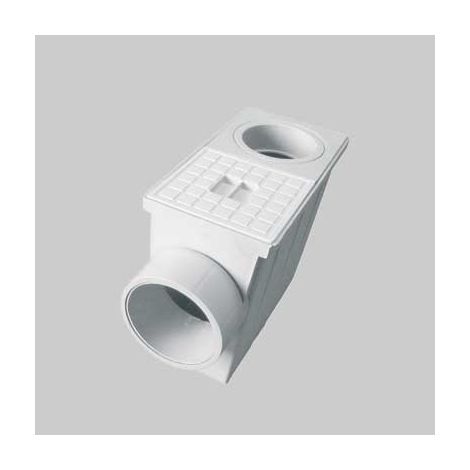 POZZETTO PLUVIALE R. TONDO Ø 90/100 mm - scarico Ø 110 mm