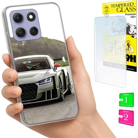 Funda para Motorola Moto G86 Power, carcasa trasera con foto y cristal 9H. (1/5)