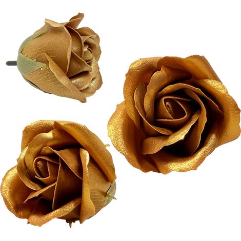 Rosa di sapone metallizzata - Oro (1/5)