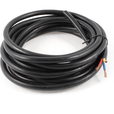 Câble de câble RVV isolé en PVC flexible 11/3 AWG, 5m 16.4ft (9704dbfdf1a66438a7df3da69882b2bb)