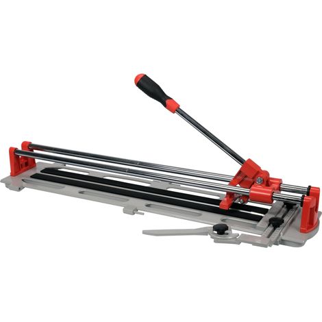Fliesenschneider 600 mm mit Aluminium-Basis und klappbaren Auflagen