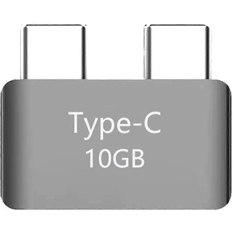Adaptateur d'extension double Type-C USB-C Thunderbolt 3 femelle vers mâle, compatible 40 Gbit/s et vidéo 5K pour MacBook Pro Air (1/5)