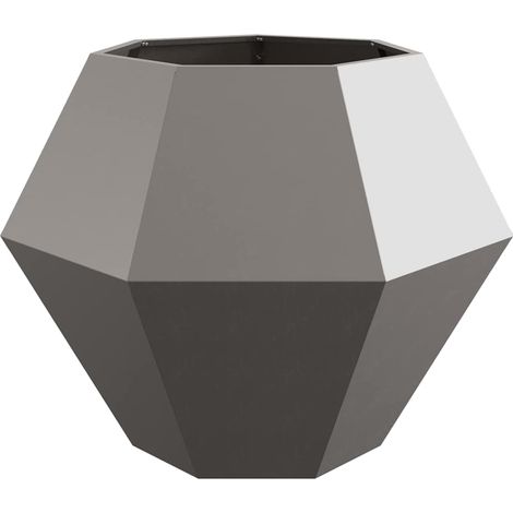 Planter Rusty 100 x 100 x 80 cm Weathering Steel vidaXL