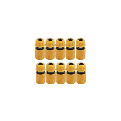 Embout Tuyau D'arrosage 10pcs, Raccord Tuyau D'arrosage, Jardin en Plastique Raccords d'Arrosage Rapides, Raccord Arrosage, Embout Arrosage, Raccord Tuyau, Jardin Raccords d'Arrosage Rapides (1/5)