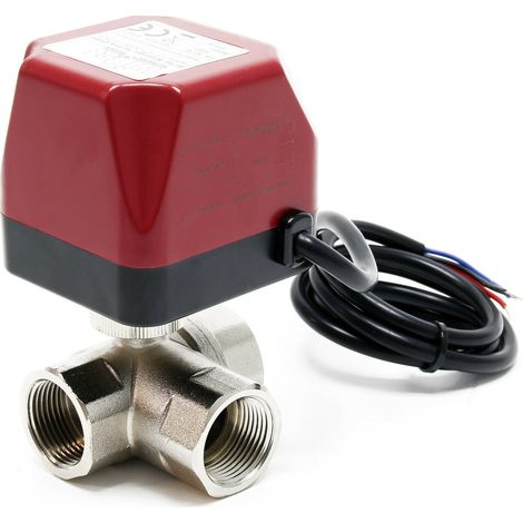 Valvola motorizzata a 3 vie elettrovalvola motorizzata di zona DN20 26,9 mm (3/4") 220vac 160001633