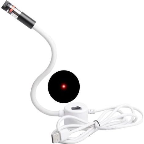Magnetic positioning lamp for sewing machine, laser vision guide for sewing, adjustable magnetic attachment, hands-free sewing and quilting aid tool (1/5)