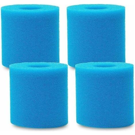 4 filtres de piscine en éponge de type H - Cartouches filtrantes réutilisables et lavables - Pour remplacement de nettoyage Type H (1/5)
