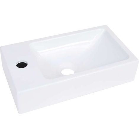 Lavabo 400x220x90 mm SMC Blanc