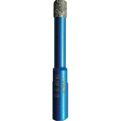 Grinding 5289008 Foretto Diamantato a Secco Attacco Esagonale 8 mm Gres Porcellanato Ceramica Marmo