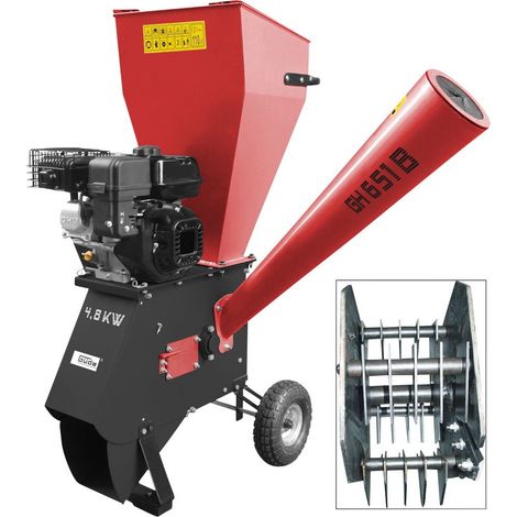Güde Benzin-Gartenhäcksler GH 651 B bis 76 mm Astdicke 5,6 PS Luftbereifung (1/5)