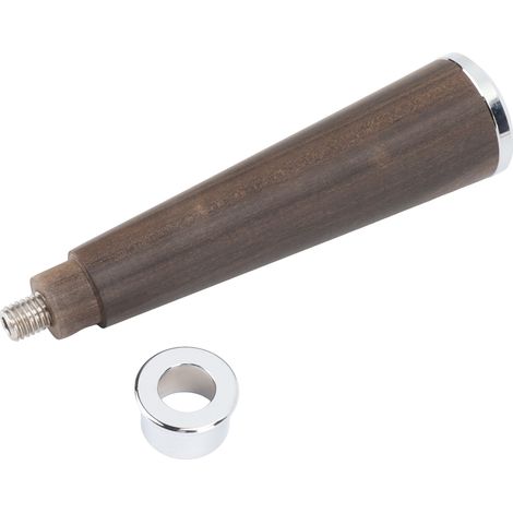 Poignée de rechange pour filtre à café avec filetage M10, poignée en bois avec base en acier et boucle pour machine à café (1/5)