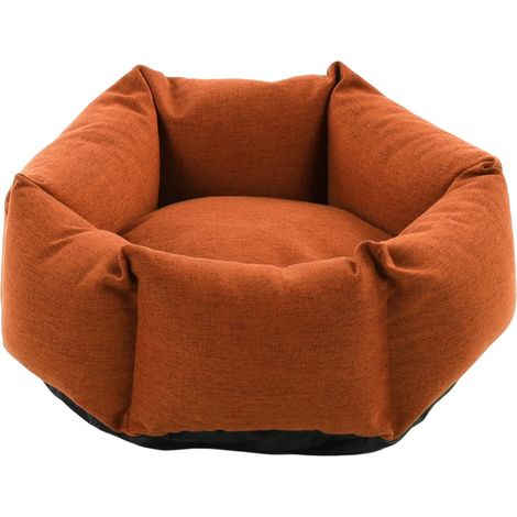 Lit pour Chien Chat - Panier pour Chien Chat - 50x18cm - Lavable - Fond Anti-dérapant - Lieu de Couchage Doux et Confortable (1/2)