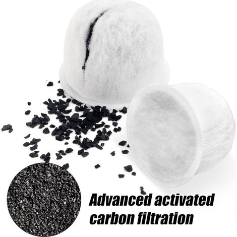 Lot de 4 Filtres à Eau de Rechange pour Wolf Gourmet, Dosettes de Filtre à Eau pour Cafetière Filtration au Charbon pour Machine à Café pour Préparer un Délicieux Café (1/3)